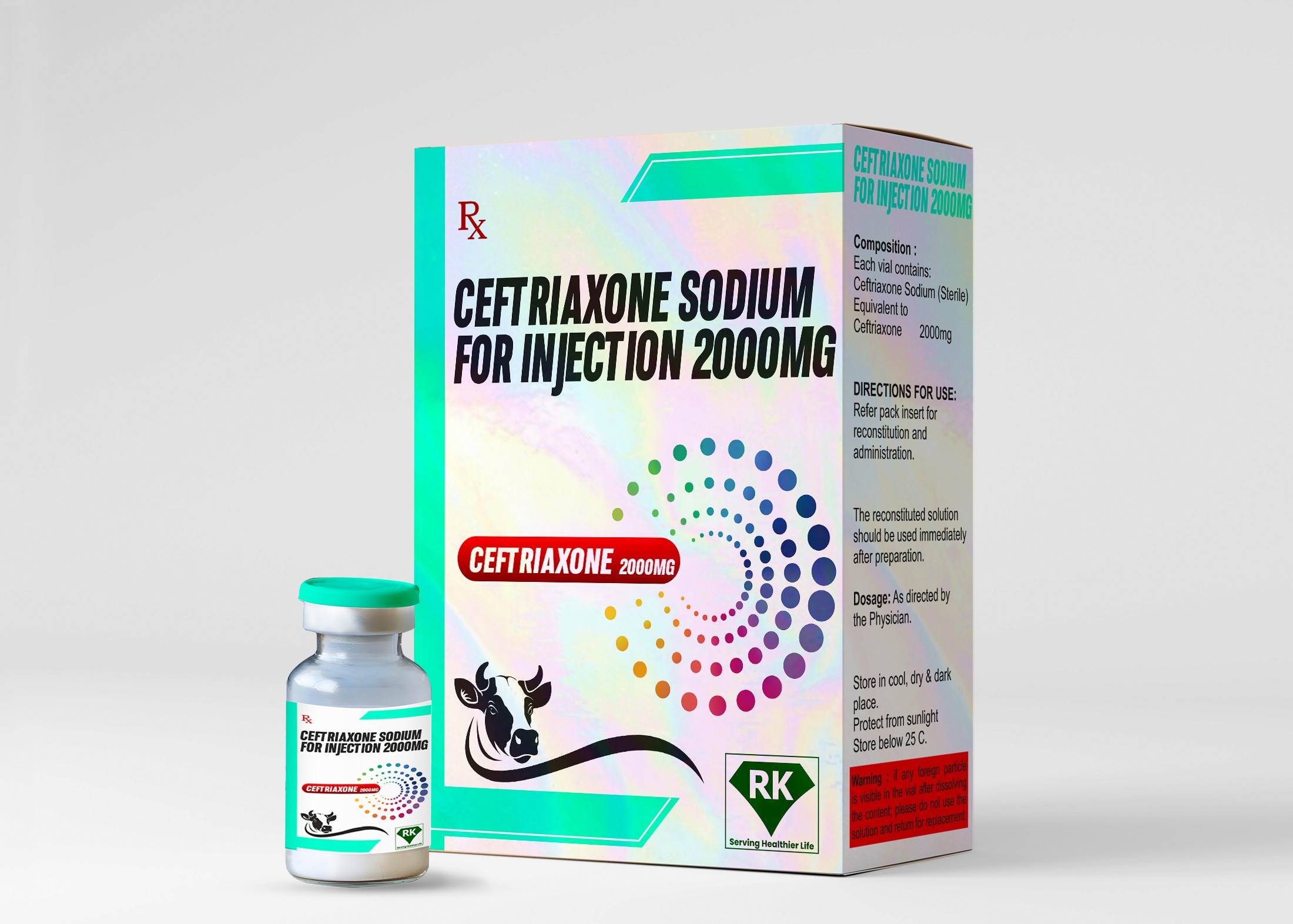 Ceftriaxone Sodium for Injection 2000mg